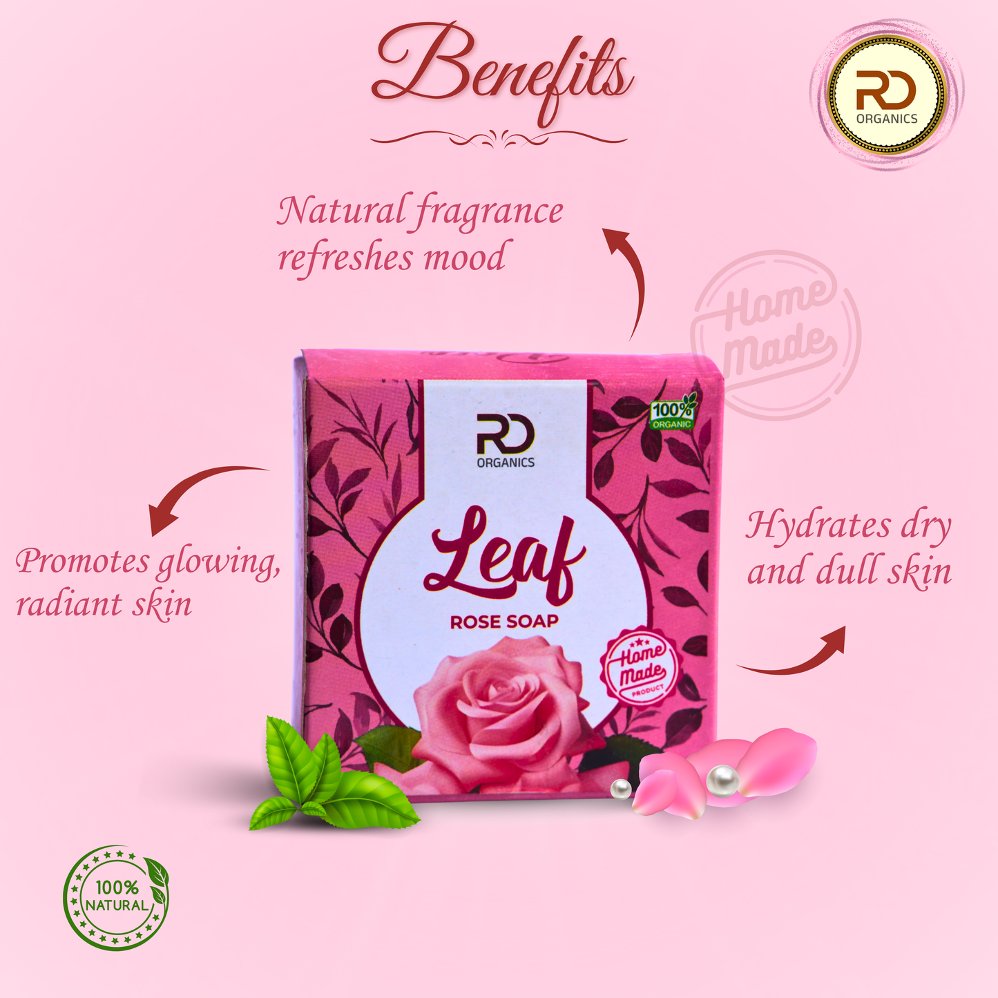 Natural Soap Collection – Sandalwood, Rose, Charcoal & Aloe Vera